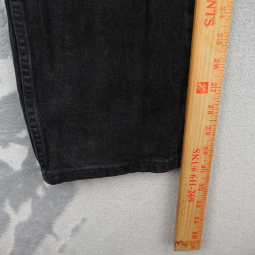 Wrangler Mens Black Cowboy Cut Original Fit Straight Leg Denim Jeans 36x32